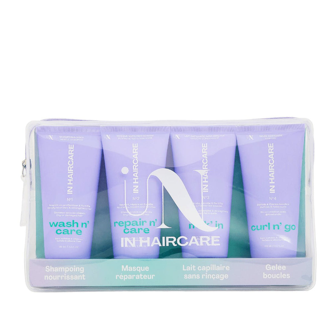 Kit Travel n' Go: 4 productos esenciales de viaje - 100 ml - In Haircare