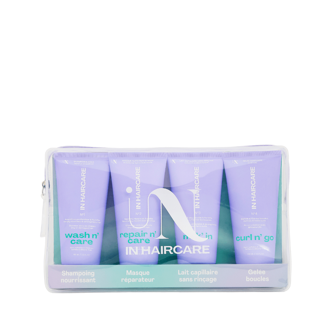 Kit Travel n' Go: 4 productos esenciales de viaje - 100 ml - In Haircare
