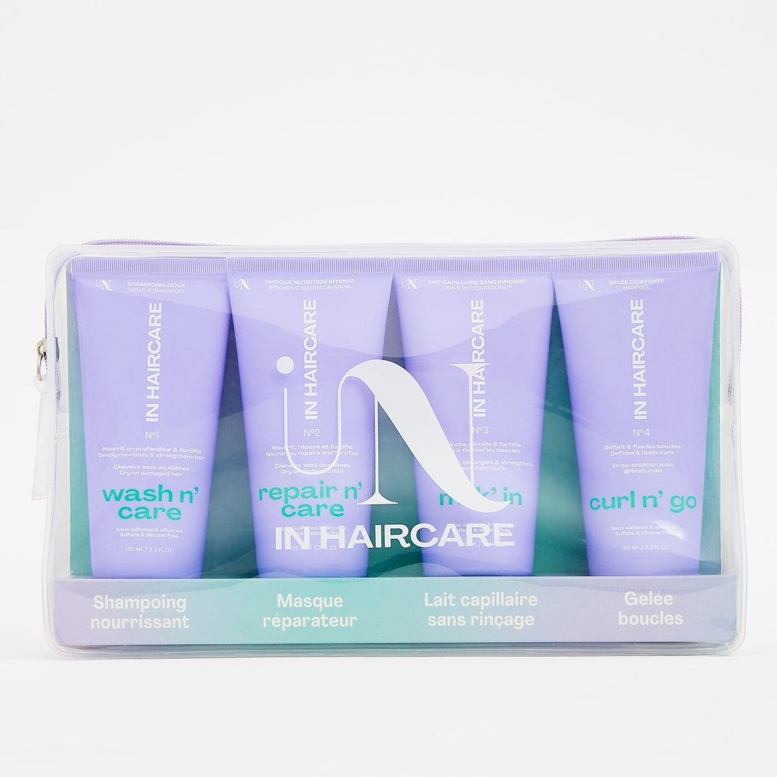Kit Travel n' Go: 4 productos esenciales de viaje - 100 ml - In Haircare